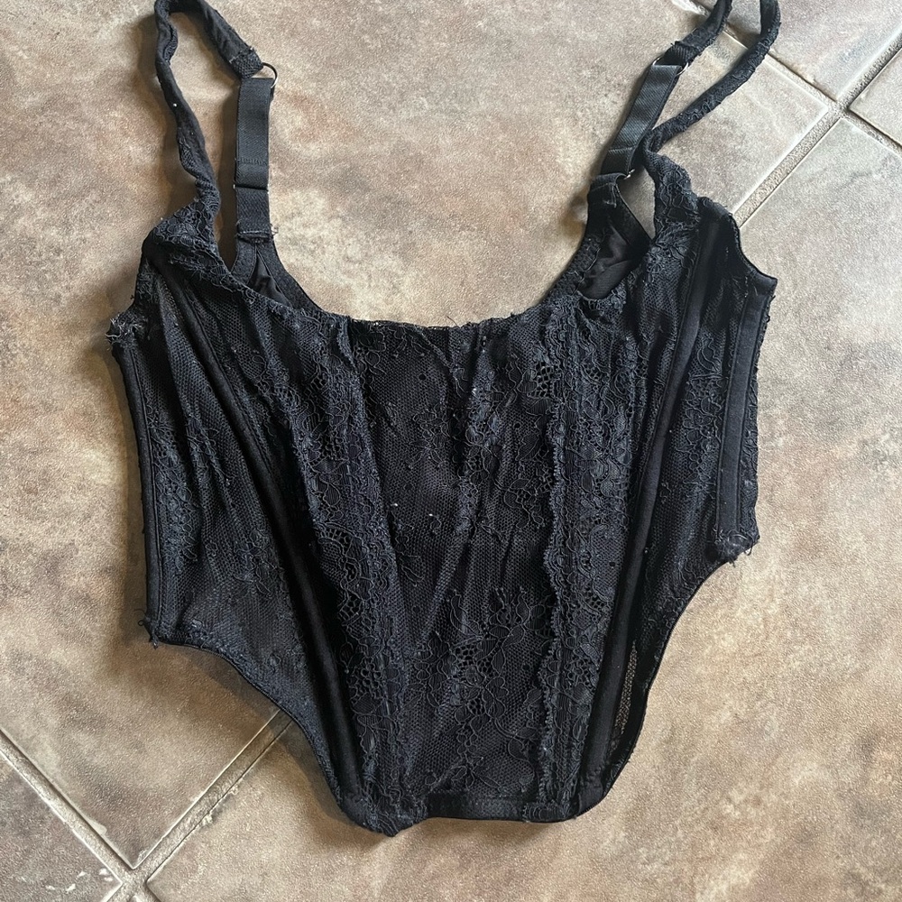 Black Lace corset